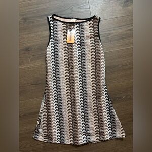 Chic Black and Cream Patterned Dress Forever 21 + SHEIN